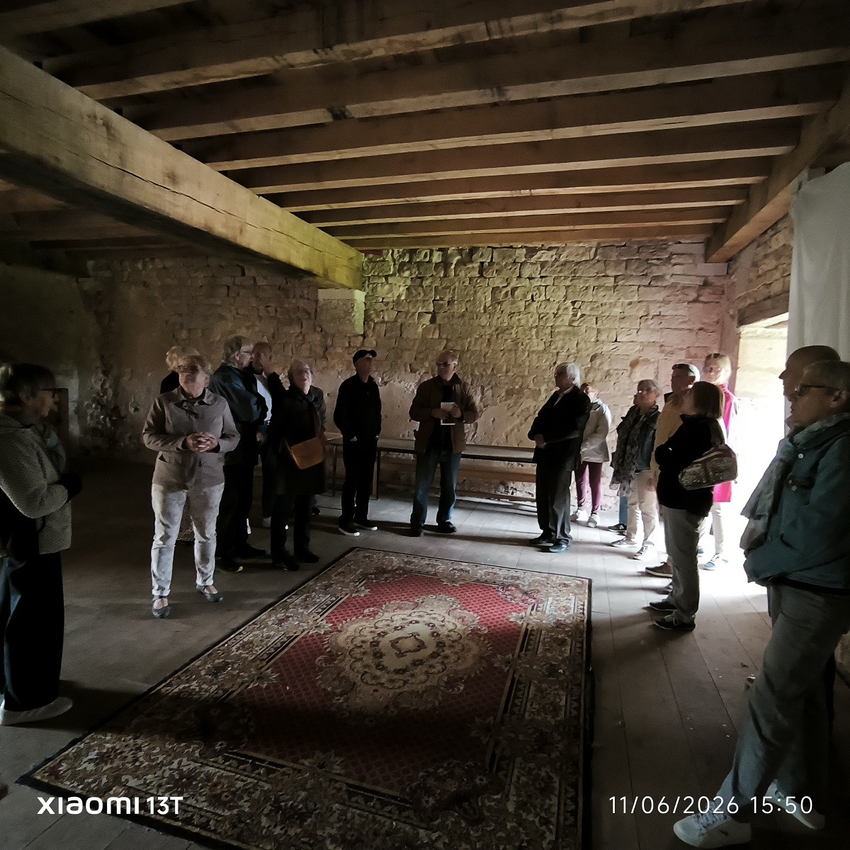 Un étage de la tour restaurée