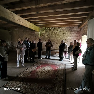 Un étage de la tour restaurée